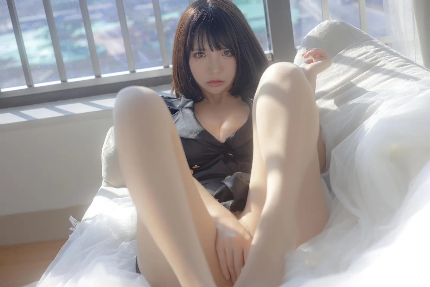 疯猫ss - No.158 黑色制服 [40P-284MB] tg@simisebaisi 【丝足阁】033.webp